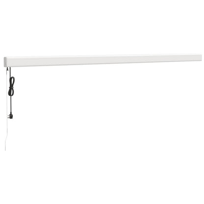 Vidaxl Toldo Retráctil Aluminio Y Tela Amarillo Y Blanco 5x3 M_5