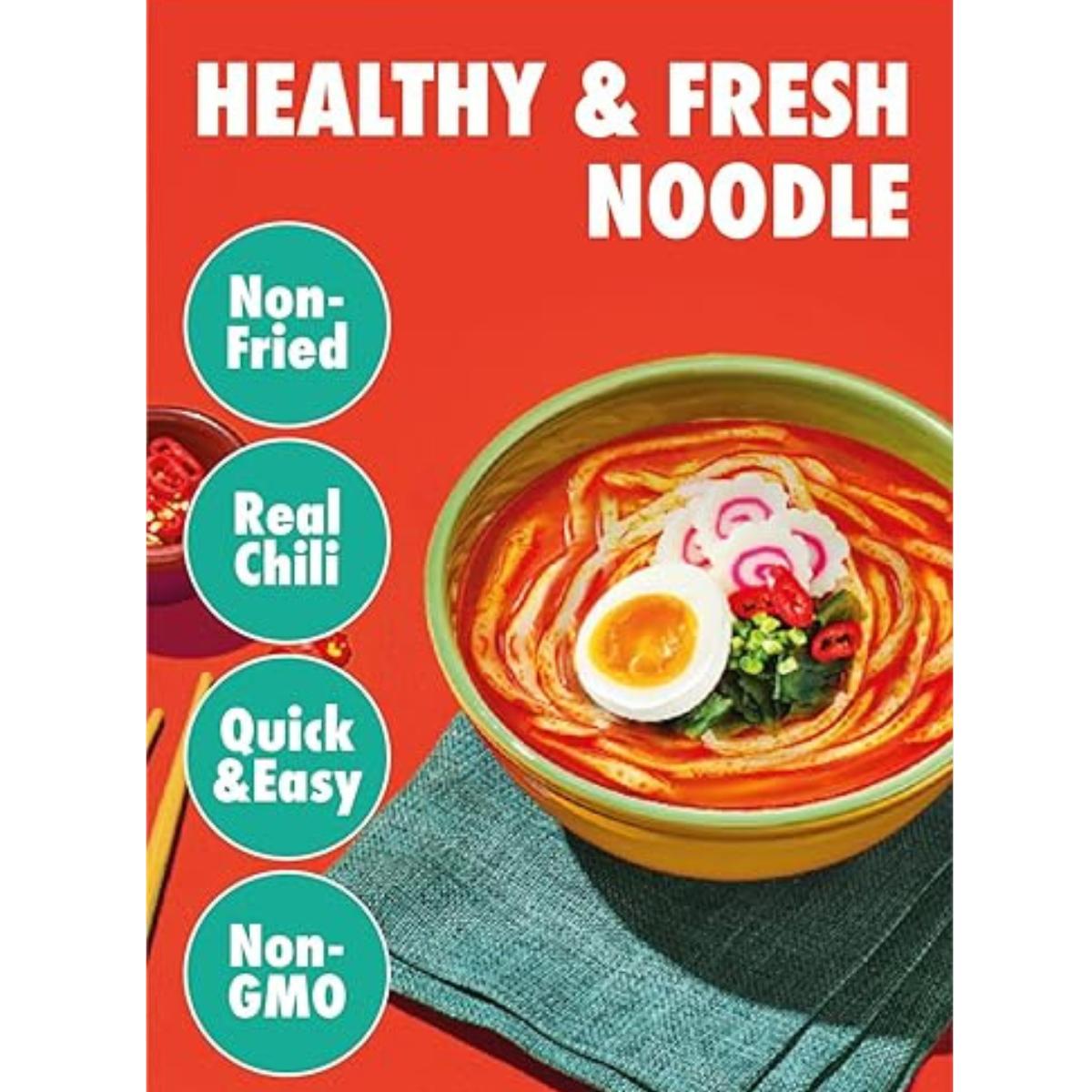 Fideos instantáneos, Ra Udong, picante, Korean Street 215 g