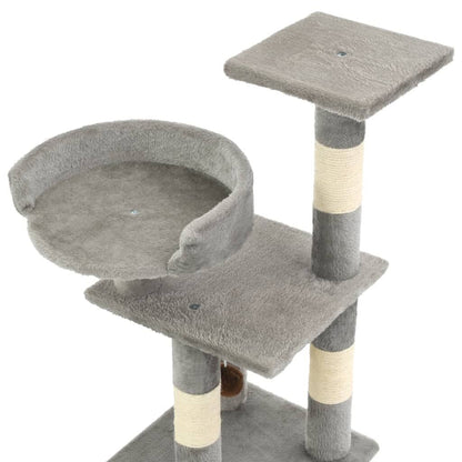 Vidaxl Rascador Para Gatos Con Postes De Sisal 65 Cm Gris_3