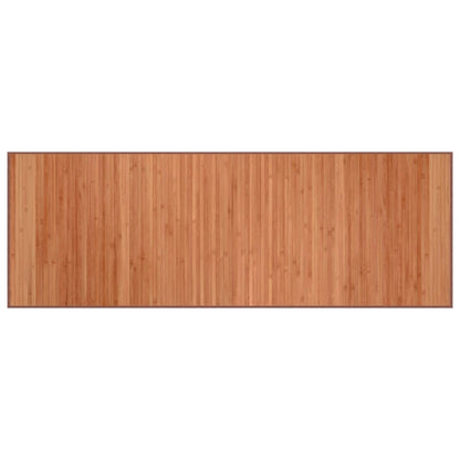 Vidaxl Alfombra Rectangular Bambú Marrón 70x200 Cm_0