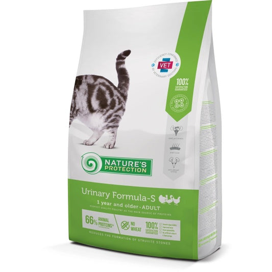 Nature's Protection Cat Urinary Formula-S Aves de corral Pienso para gatos 2 Kg