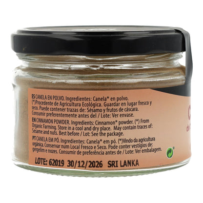 Canela de Ceylan en polvo bio Sol Natural 100 g