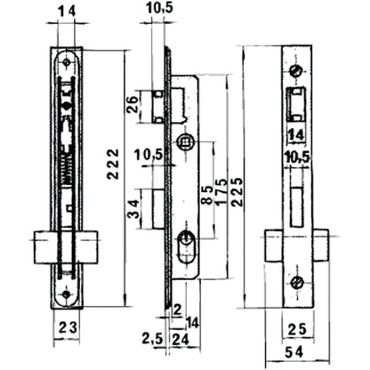 Cerradura 5550-14 Embutir_1
