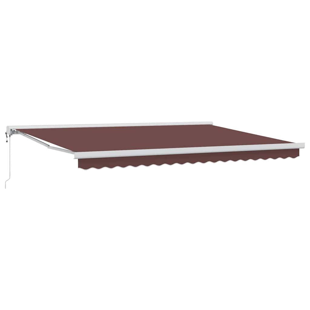 Toldo Retráctil Automático Marrón 450x300 Cm_0