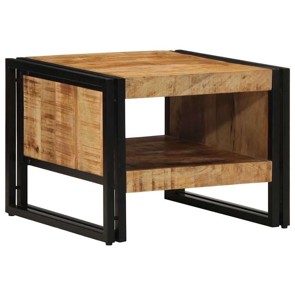 Mesa De Centro 50x50x38 Cm Madera Maciza De Mango_1