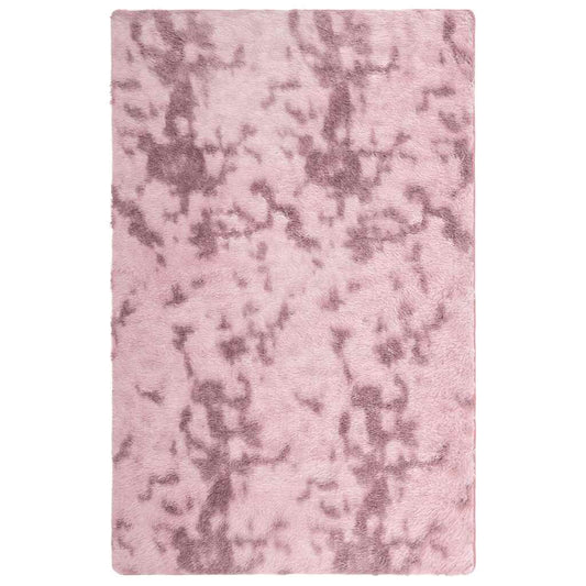 Vidaxl Alfombra De Pelo Largo Navarra Rosa Polvoriento 130x200 Cm_0