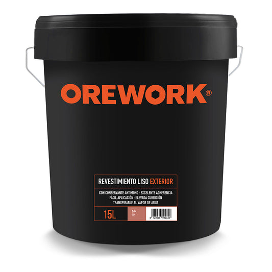Revestimiento Liso Exterior Teja - 15 L_0