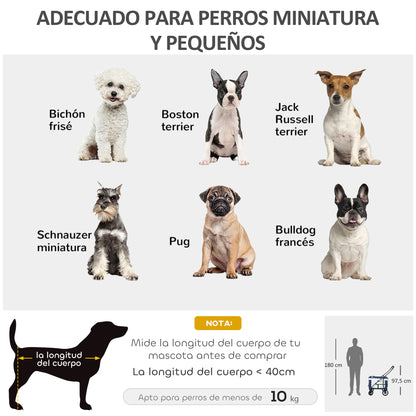 Pawhut Carrito Para Perros 4 En 1_3
