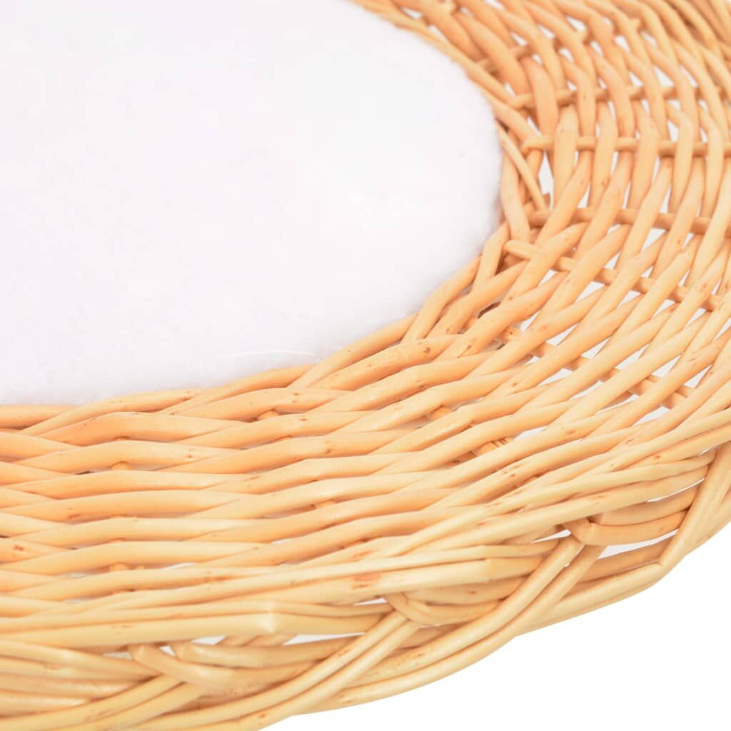 Vidaxl Rascador Para Gatos Con Poste De Sisal Madera Natural De Sauce_4