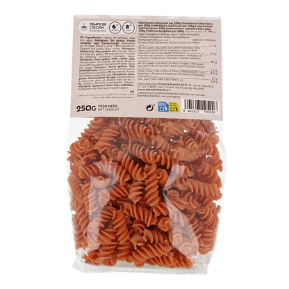 Espirales de lentejas ECO sin gluten Planeta Huerto 250 g