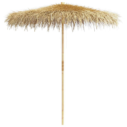 Vidaxl Sombrilla De Bambú Con Tejado De Hojas De Plátano 210 Cm_0
