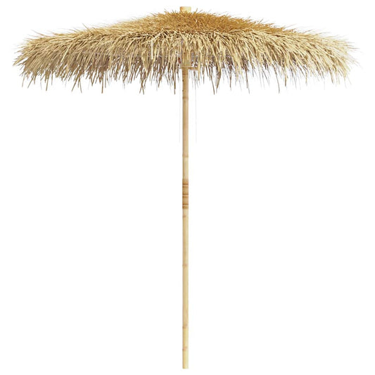 Vidaxl Sombrilla De Bambú Con Tejado De Hojas De Plátano 210 Cm_0