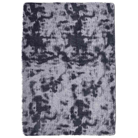 Vidaxl Alfombra De Pelo Largo Navarra Gris Oscuro 240x340 Cm Poliéster_0