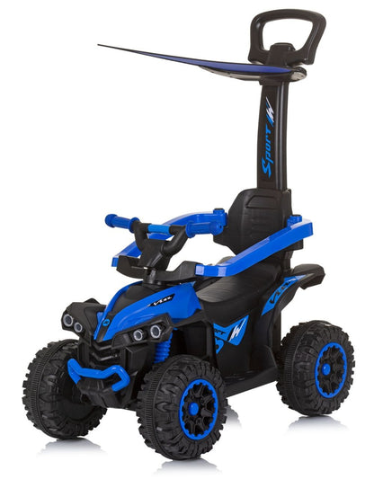 Correpasillos Atv Con Mango Parental Y Capota Blue_0