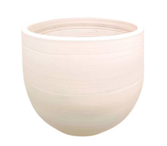 Macetero De Cerámica Peracort Blanco 37x35cm_0