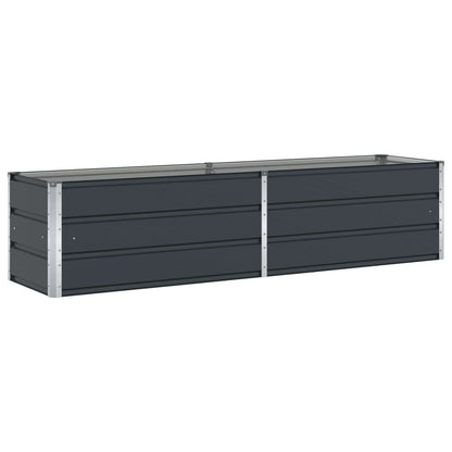 Jardinera Antracita 195 X 50 X 45 Cm Acero Galvanizado_0