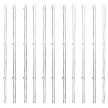 Valla Metálica Con Estacas Postes Acero Galvanizado 25x1,25 M / Vetonek_3
