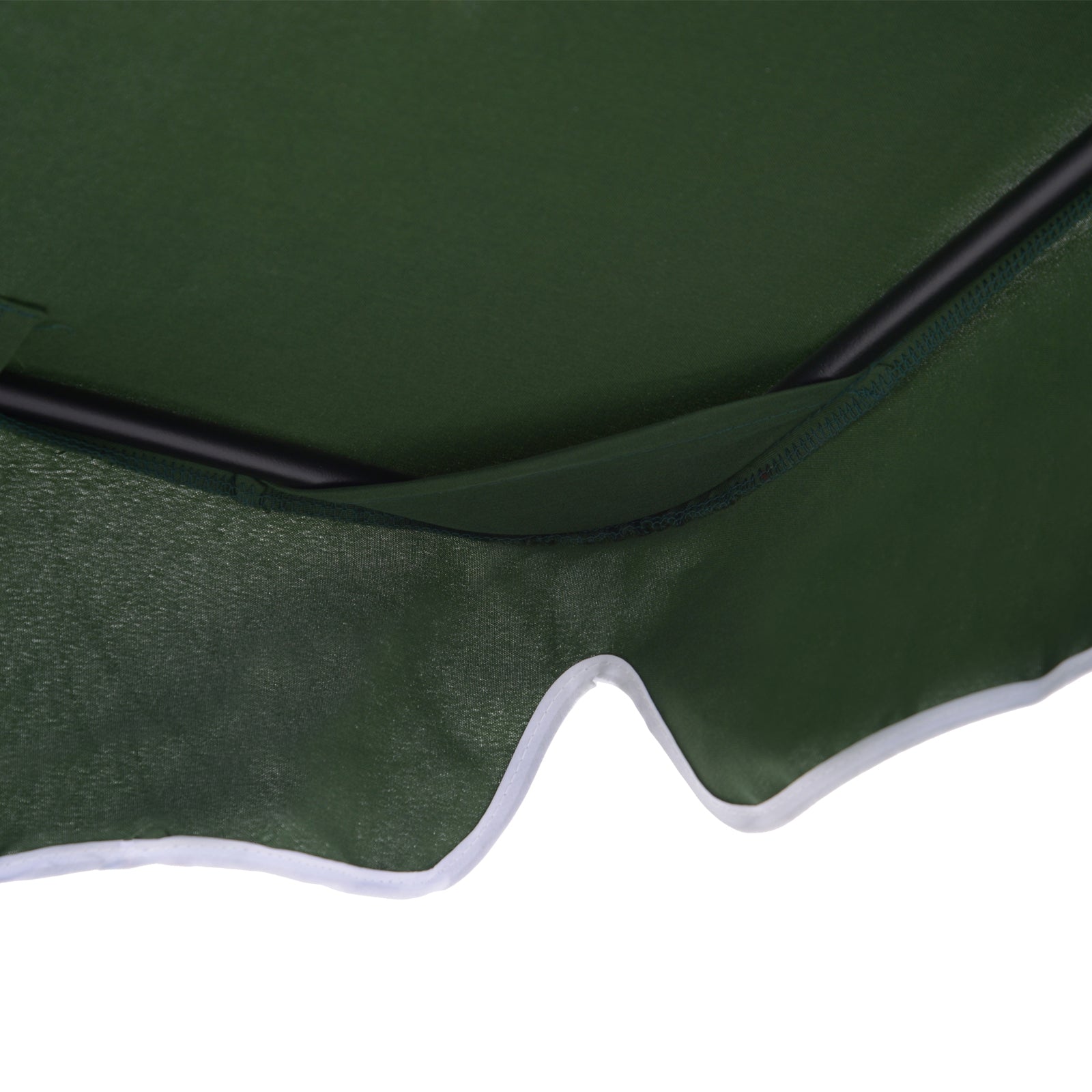 Outsunny Columpio De Jardín De 3 Plazas Con Techo Ajustable Acero 172x110x153 Cm_4