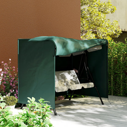 Outsunny Funda Columpios Jardín Con Cremallera Cubierta Muebles De Exterior_4