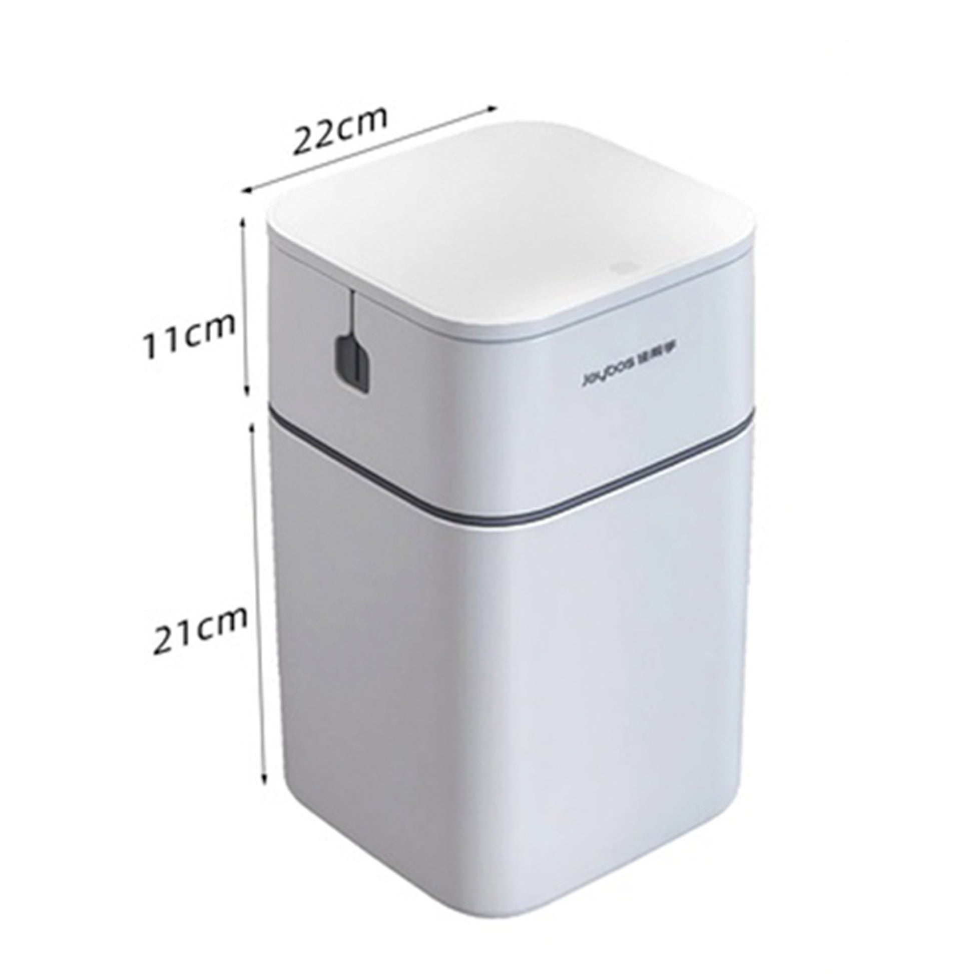 Papelera Cubo De Basura Cuadrado 15 L Easy Pack Con Tapa - Incluye 30 Bolsas De Basura_3