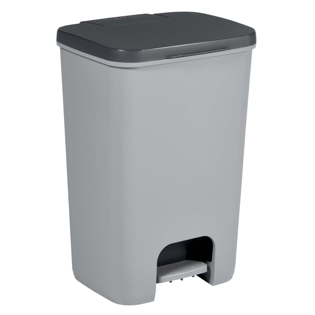 Curver Papelera De Pedal Essentials Gris Claro 40 L_0