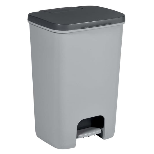 Curver Papelera De Pedal Essentials Gris Claro 40 L_0