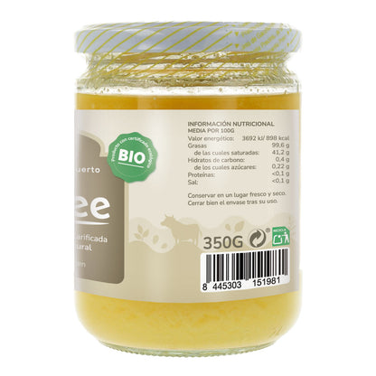 Ghee mantequilla clarificada ECO Planeta Huerto 500 g