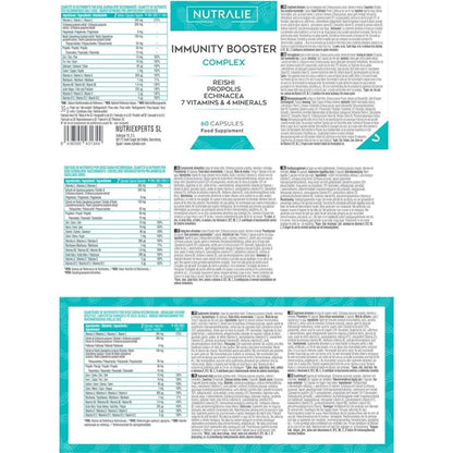 Nutralie Defensas Inmunitarias con Reishi + Propóleo + Equinacea 60 cápsulas