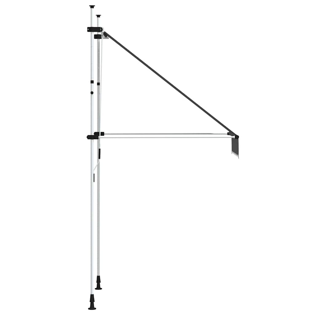 Toldo Retráctil De Operación Manual Gris Antracita 100 Cm_4