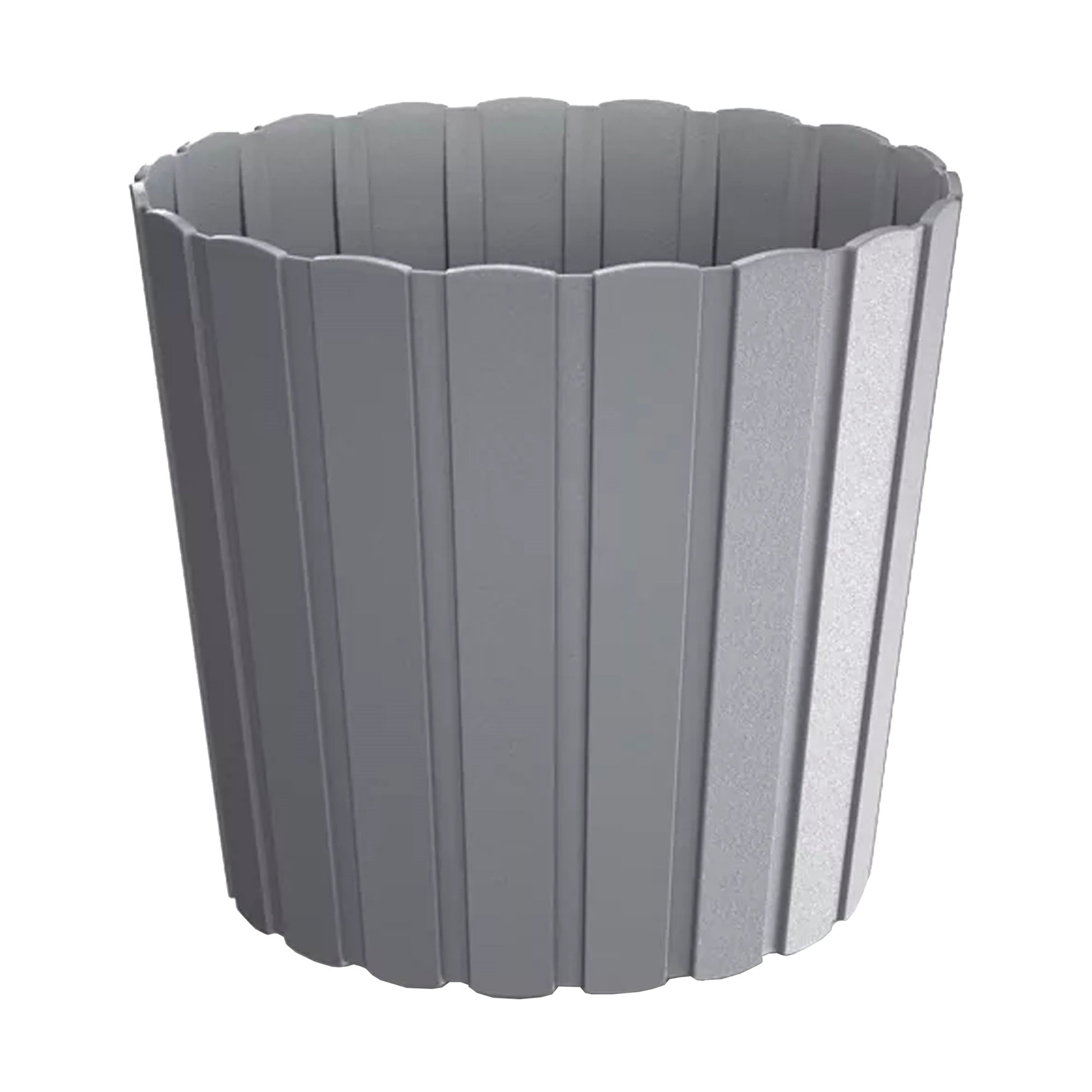 Maceta Boardee Basic 7l., Dimensiones (mm) 239x239x215, Color Gris Piedra_0