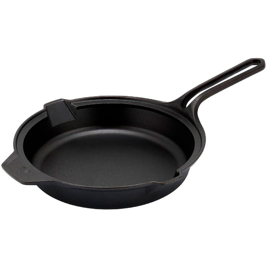 Victoria Sartén Hierro Fundido Curado Signature Classic Inducción 25cm, Apta Fuego, Barbacoa, Horno, Vitrocerámica_0