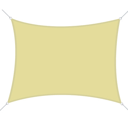 Toldo Vela De Sombra Cuadrado 3x3 M Con Anillo De Acero Inoxidable Arena_0