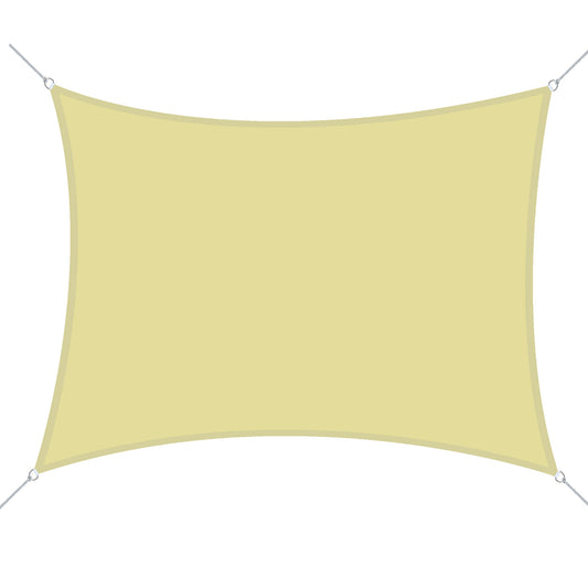 Toldo Vela De Sombra Cuadrado 3x3 M Con Anillo De Acero Inoxidable Arena_0