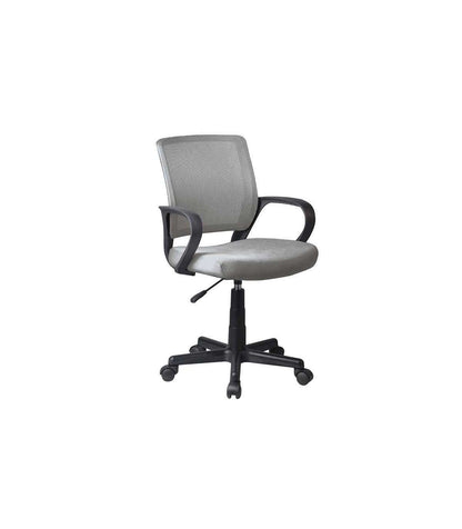 Sillón Despacho Giratorio Elevable Acabado Gris, 53 Cm(ancho) 82/94 Cm(altura) 55 Cm(fondo)_0