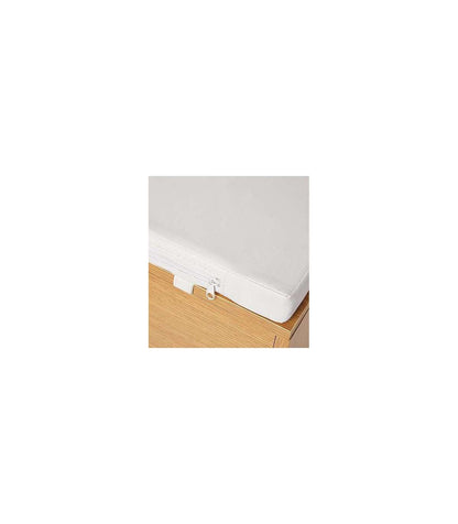 Banco Zapatero Tapizado Polipiel Blanca, 50cm(ancho) 46cm(altura) 29.5cm(fondo)_3