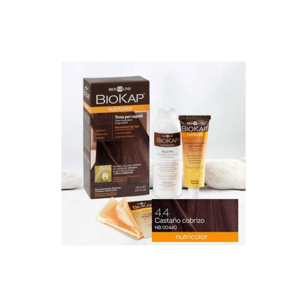 Tinte Castaño Cobrizo Dye 4.4 Biokap 140 ml
