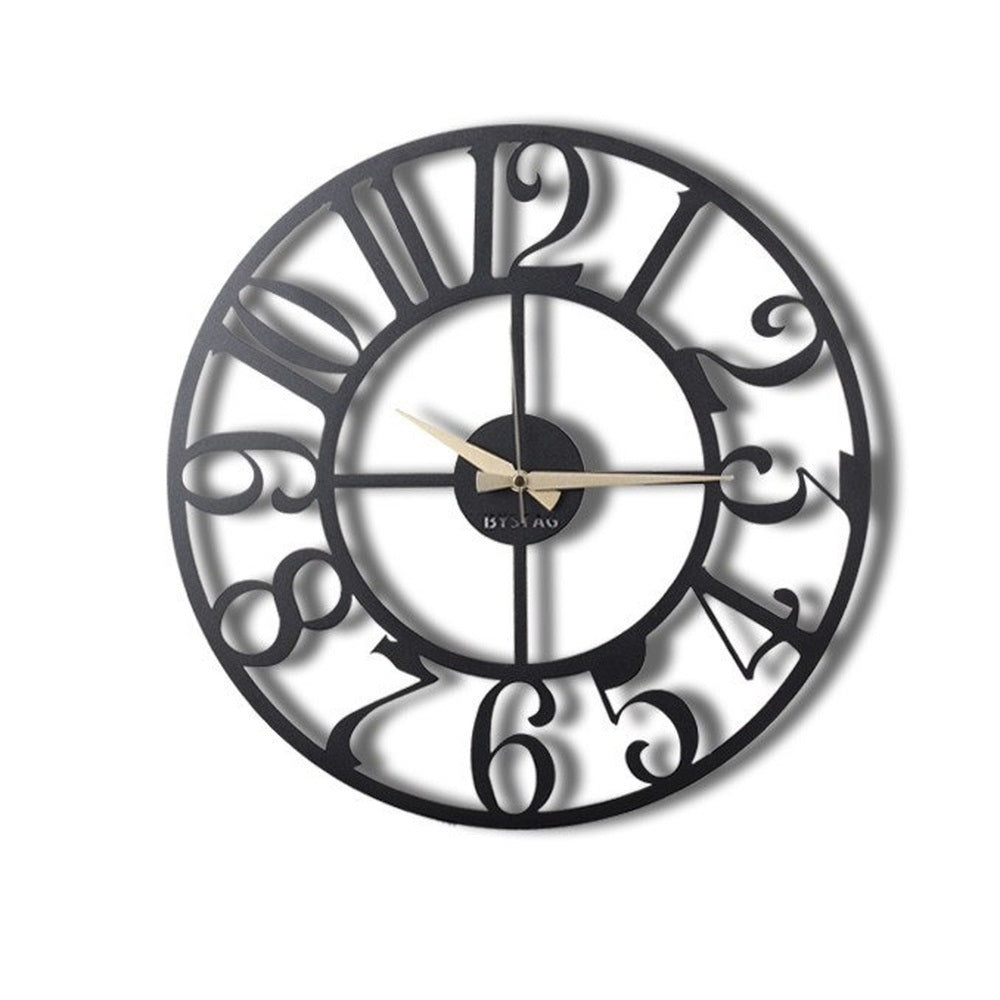 Reloj De Pared Metal Estilo Sencillo 70x70_3