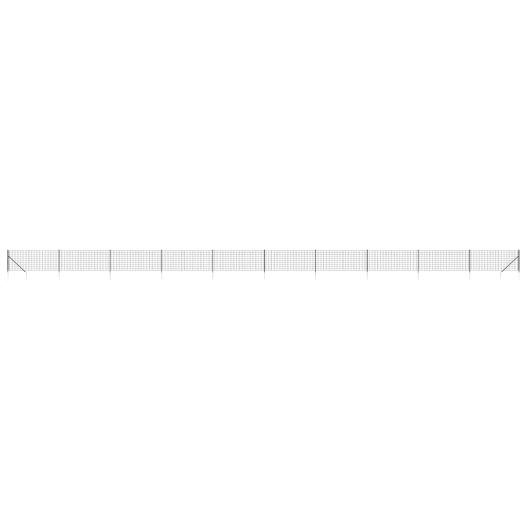 Cerca De Alambre Con Pinchos De Anclaje Gris Antracita 0,8x25 M / Vetonek_1