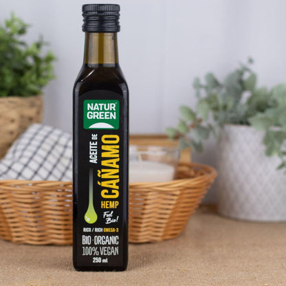 Aceite de Cañamo Bio, NaturGreen 250 ml