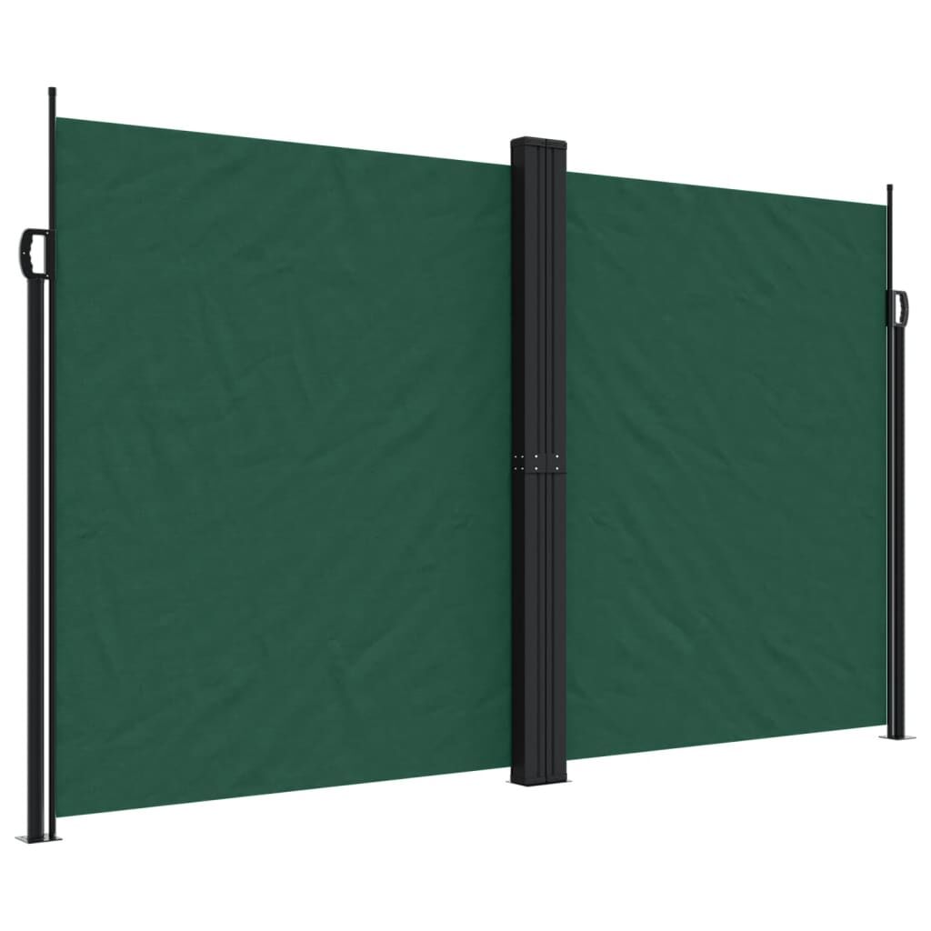 Vidaxl Toldo Lateral Retráctil Verde Oscuro 200x600 Cm_0