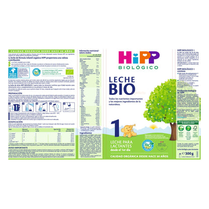 Leche de inicio 1 bio 0-6 meses HiPP 300 g
