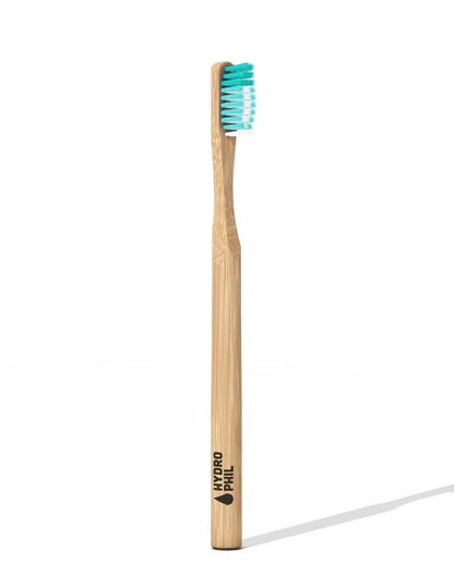 Cepillo dientes bambú profesional suave, color natural/ mar Caribe