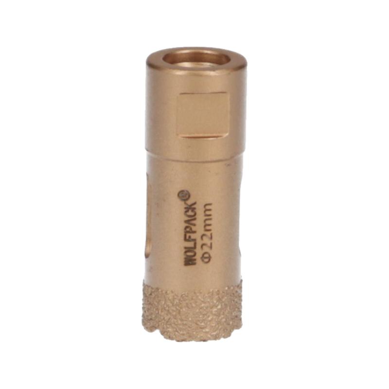 Corona Diamante Para Amoladora Ø 22 Mm. Conexión Rosca M14. Corte Seco_0