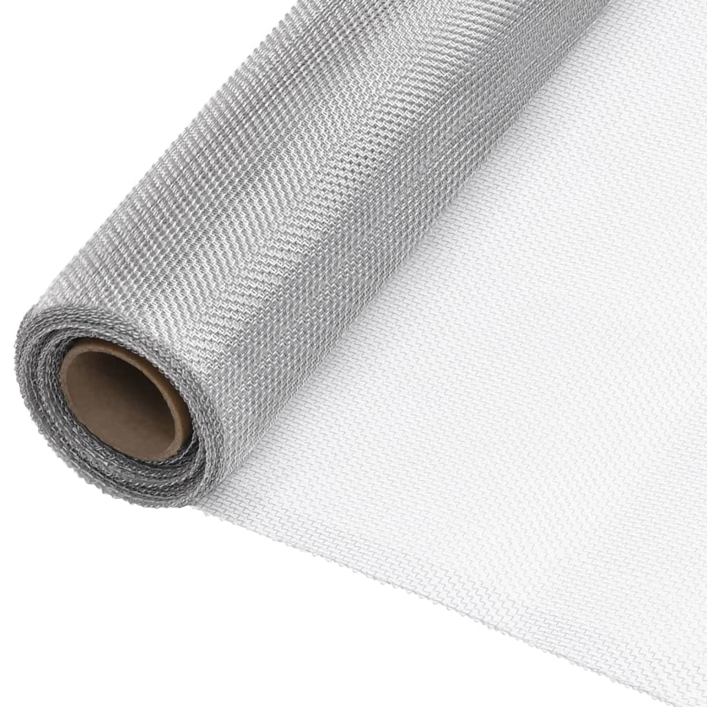 Malla Mosquitera De Aluminio Plateada 100x2000 Cm / Vetonek_4