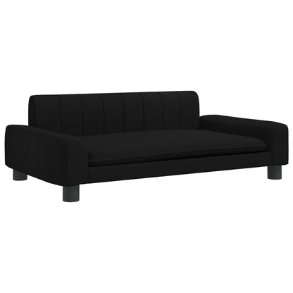 Cama Para Perros De Tela Negra 90x53x30 Cm / Vetonek_2