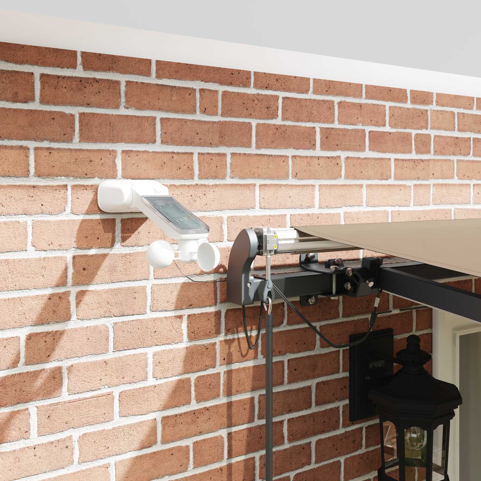 Toldo Retráctil Beige 500 X 300 Cm Poliéster_3