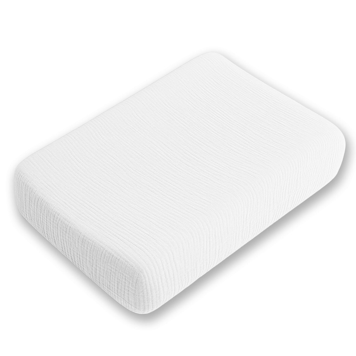 Funda De Colchón Para Cambiador En Algodón Bio Blanca_0