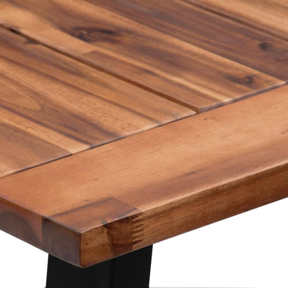 Mesa De Comedor Madera Maciza De Acacia 180x90 Cm_3