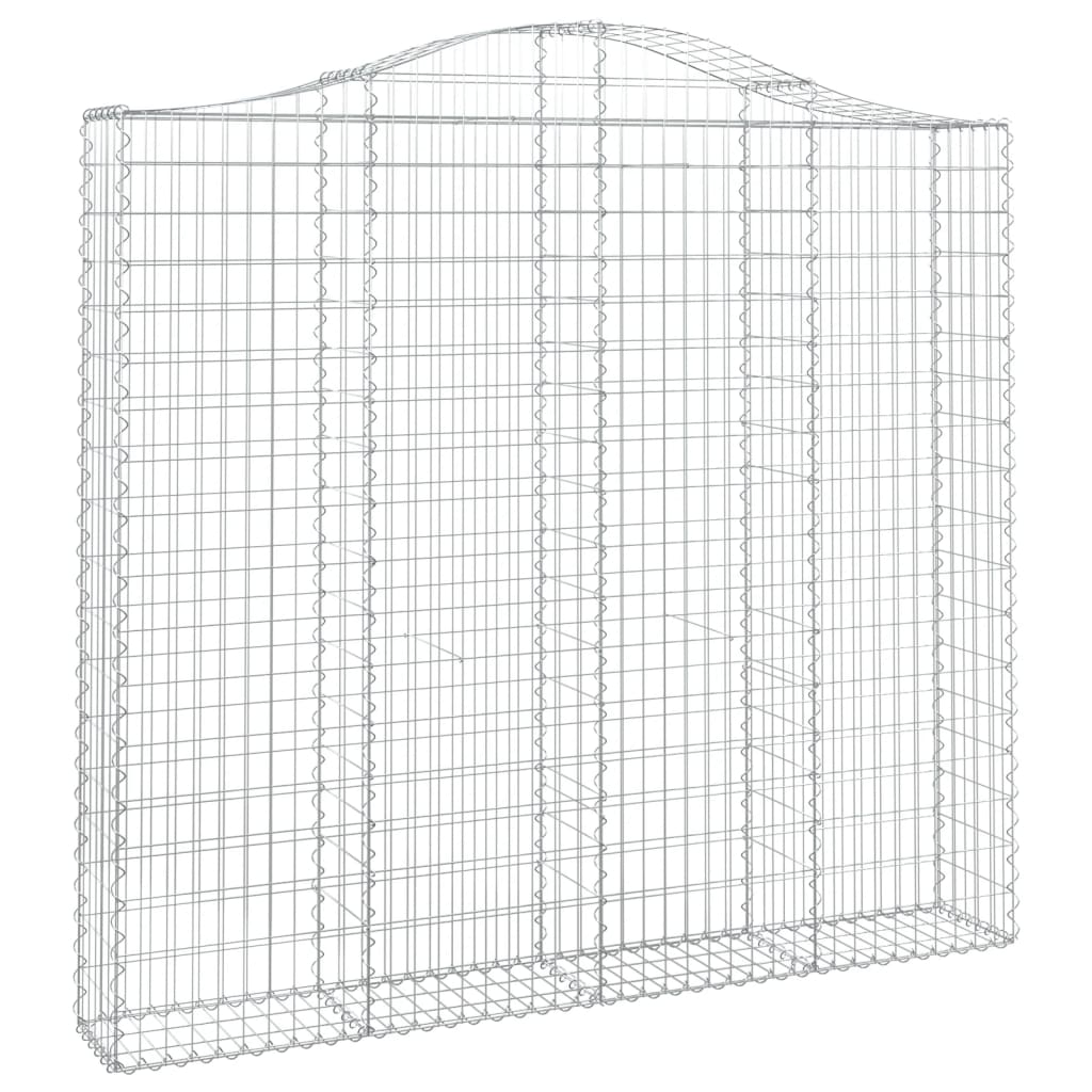 Cestas De Gaviones 4 Uds Forma De Arco Hierro 200x30x180/200 Cm_2