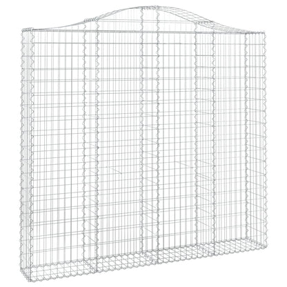 Cestas De Gaviones 5 Uds Forma De Arco Hierro 200x30x180/200 Cm_2